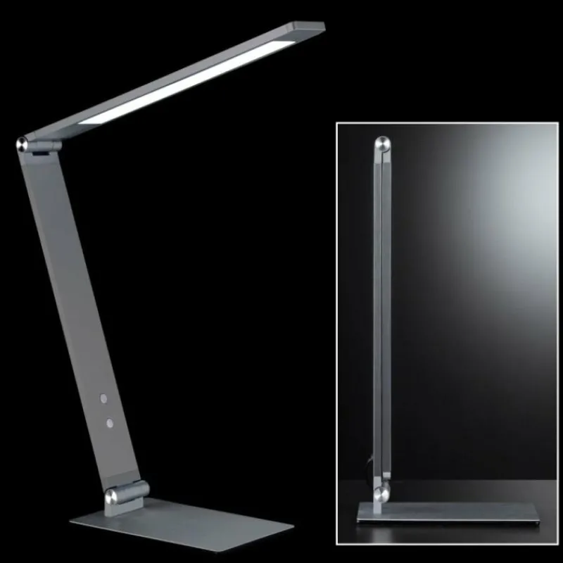 Lampes Industrielles-Luminaires Fischer & Honsel Lampe à poser Honsel Geri LED Gris, 1 lumière