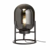 Luminaires Fischer & Honsel Lampe à poser Honsel Regi Noir, 1 lumière