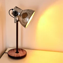 Lampes Vintages & Rétros-hofstein Lampe à poser Hora Noir, 1 lumière