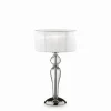 Luminaires Ideallux Lampe à poser Ideal Lux DUCHESSA Chrome, Transparent, 1 lumière
