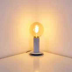 Lampes Vintages & Rétros-hofstein Lampe à poser Kimstad Gris, 1 lumière