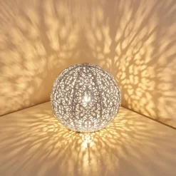 hofstein Lampe à poser Kobenhavn Argenté, 1 lumière