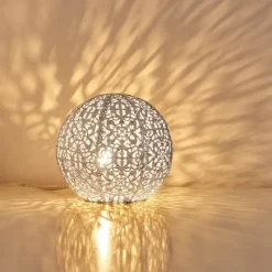 hofstein Lampe à poser Kobenhavn Argenté, 1 lumière