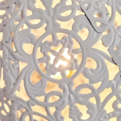 Luminaires Rustiques-hofstein Lampe à poser Kobenhavn Blanc, 1 lumière