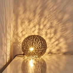 Luminaires Rustiques-hofstein Lampe à poser Kobenhavn Noir, 1 lumière