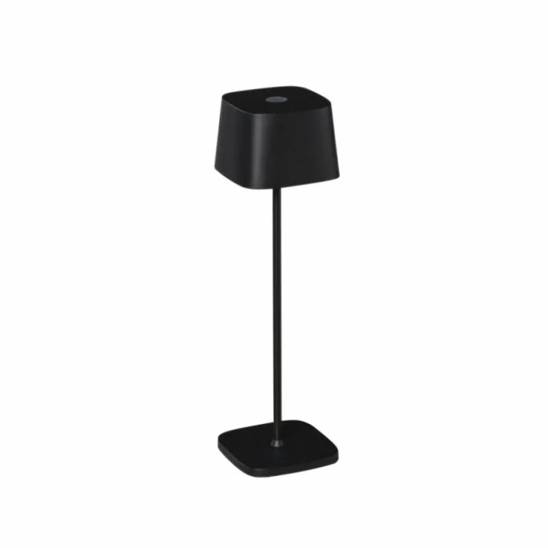 Luminaires Rustiques-Luminaires Konstsmide Lampe à poser Konstsmide Capri LED Noir, 1 lumière