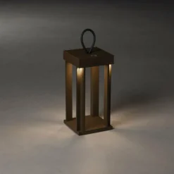 Luminaires Konstsmide Lampe à poser Konstsmide Cannes LED Rouille, 5 lumières