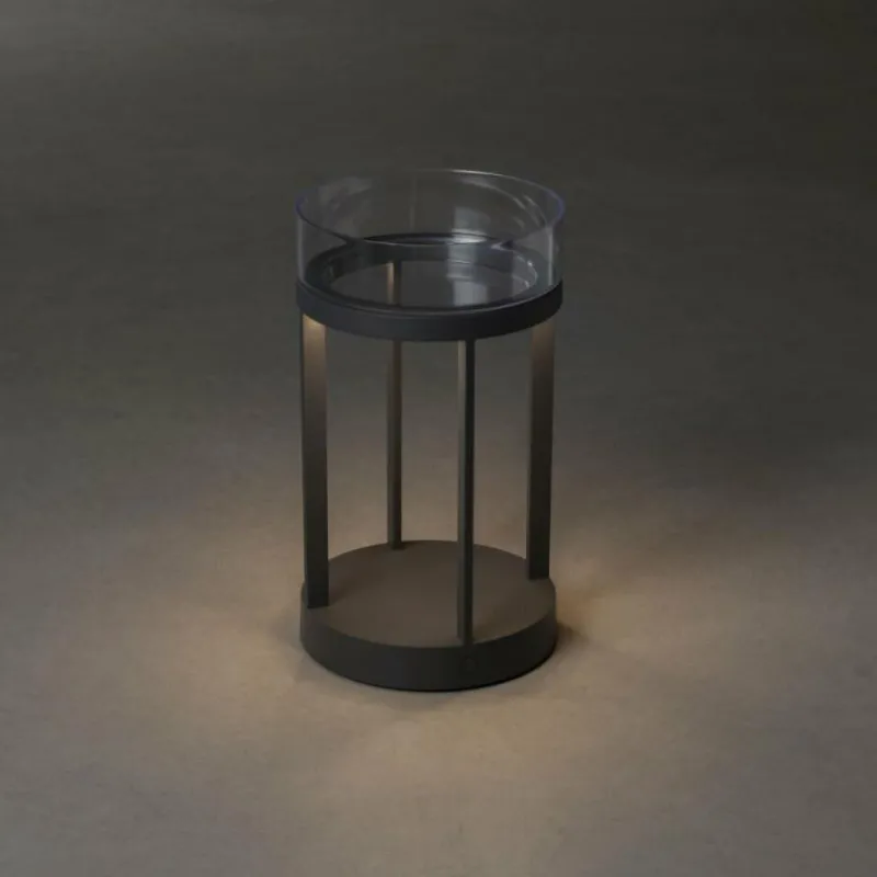 Luminaires Konstsmide Lampe à poser Konstsmide Chieti LED Gris, 1 lumière