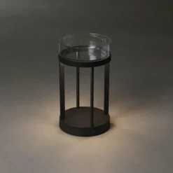 Luminaires Konstsmide Lampe à poser Konstsmide Chieti LED Noir, 1 lumière