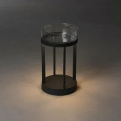 Luminaires Konstsmide Lampe à poser Konstsmide Chieti LED Noir, 1 lumière