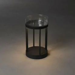 Luminaires Konstsmide Lampe à poser Konstsmide Chieti LED Noir, 1 lumière