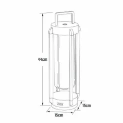 Luminaires Konstsmide Lampe à poser Konstsmide Otranto LED Noir, 1 lumière