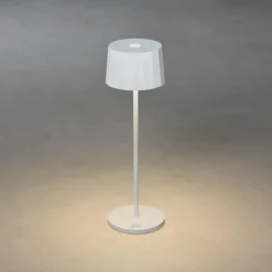 Luminaires Konstsmide Lampe à poser Konstsmide Positano LED Blanc, 1 lumière