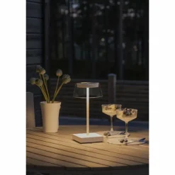 Luminaires Konstsmide Lampe à poser Konstsmide Scilla LED Blanc, 1 lumière