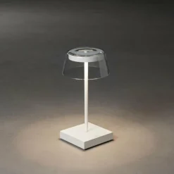 Luminaires Konstsmide Lampe à poser Konstsmide Scilla LED Blanc, 1 lumière