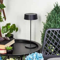hofstein Lampe à poser Kouvi LED Noir, 1 lumière