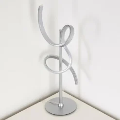 hofstein Lampe à poser Lavaca LED Argenté, 1 lumière