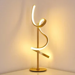 Lampes Dorées-hofstein Lampe à poser Lavaca LED Or, 1 lumière