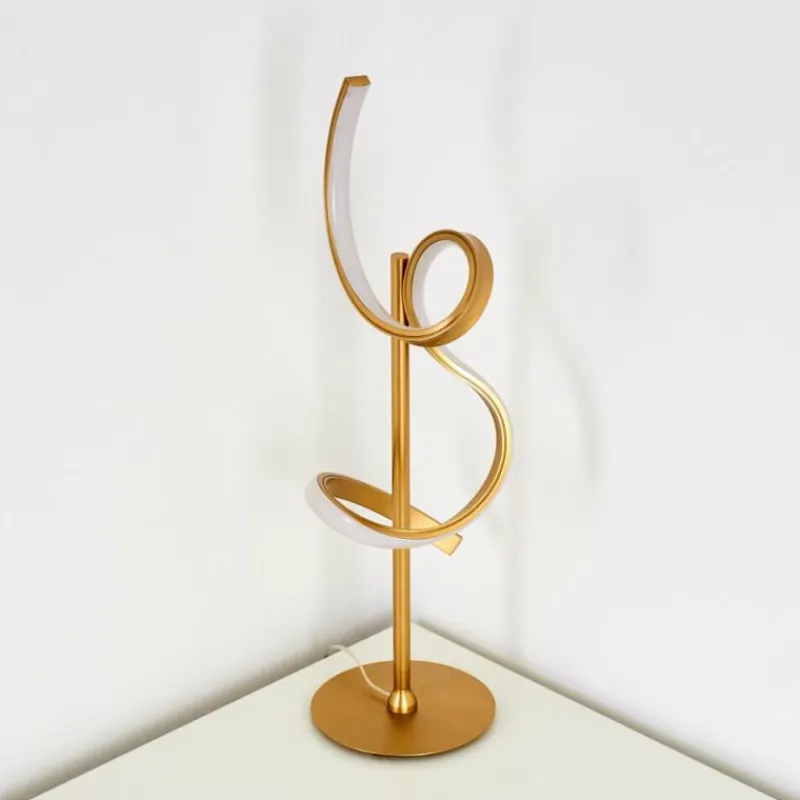 Lampes Dorées-hofstein Lampe à poser Lavaca LED Or, 1 lumière