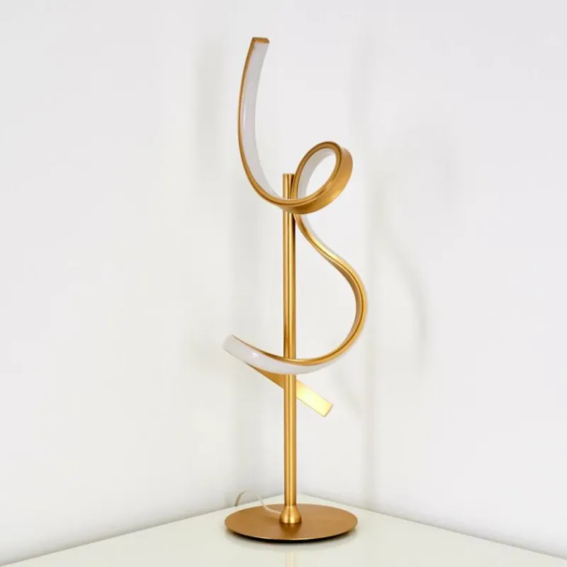 Lampes Dorées-hofstein Lampe à poser Lavaca LED Or, 1 lumière