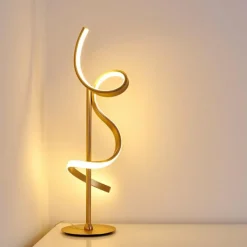 Lampes Dorées-hofstein Lampe à poser Lavaca LED Or, 1 lumière