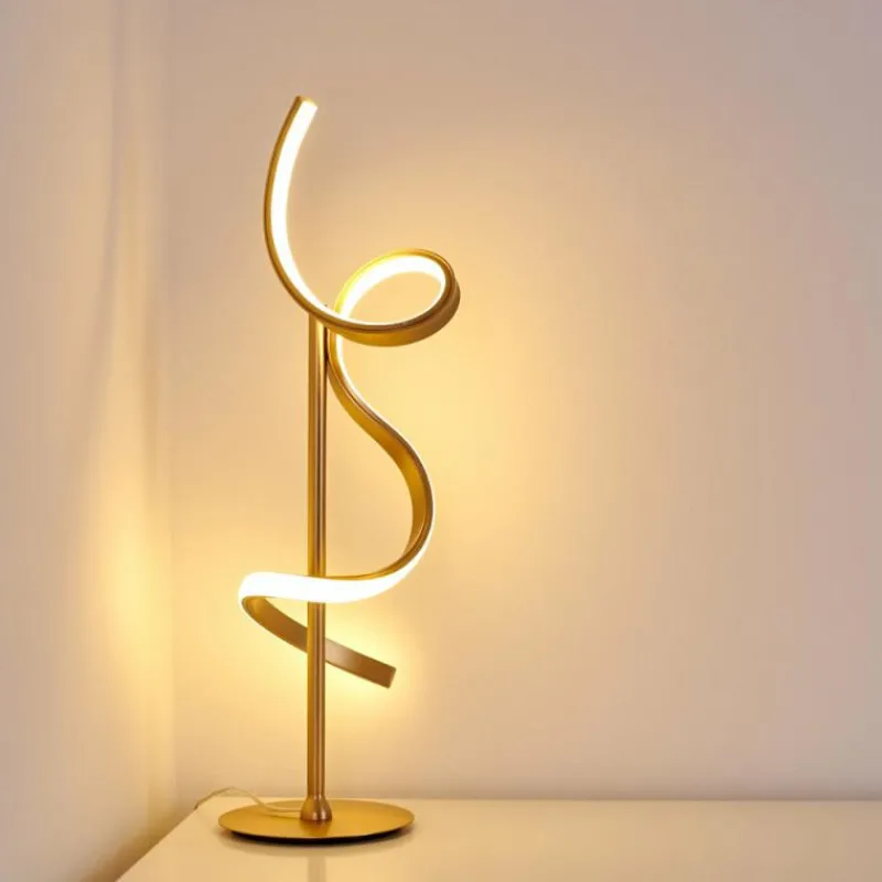 Lampes Dorées-hofstein Lampe à poser Lavaca LED Or, 1 lumière