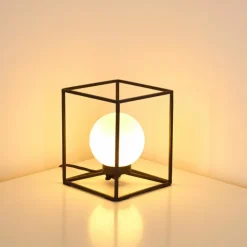 hofstein Lampe à poser Legano Noir, 1 lumière