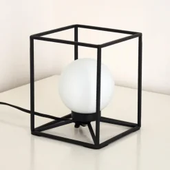 hofstein Lampe à poser Legano Noir, 1 lumière