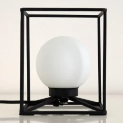 hofstein Lampe à poser Legano Noir, 1 lumière