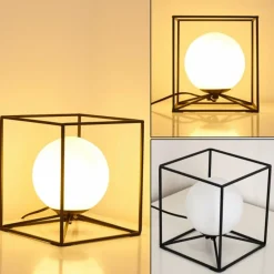 hofstein Lampe à poser Legano Noir, 1 lumière