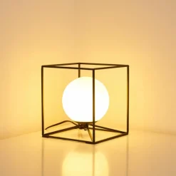 hofstein Lampe à poser Legano Noir, 1 lumière