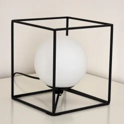 hofstein Lampe à poser Legano Noir, 1 lumière