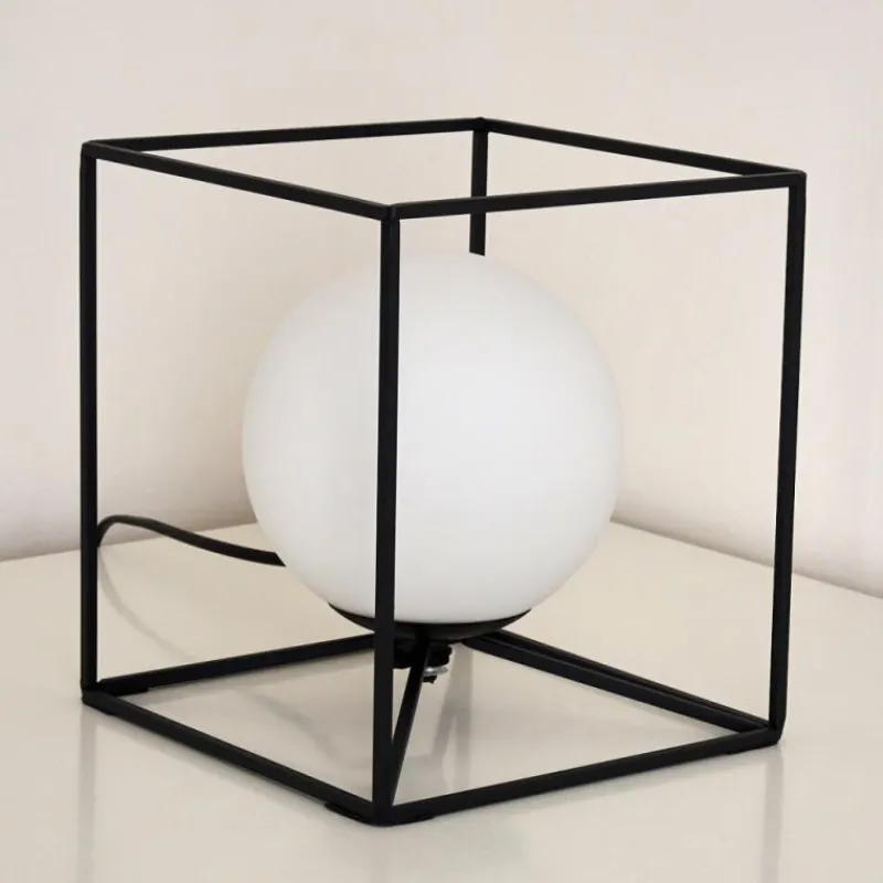 hofstein Lampe à poser Legano Noir, 1 lumière