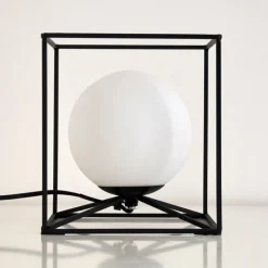 hofstein Lampe à poser Legano Noir, 1 lumière