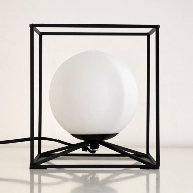 hofstein Lampe à poser Legano Noir, 1 lumière