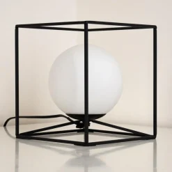 hofstein Lampe à poser Legano Noir, 1 lumière