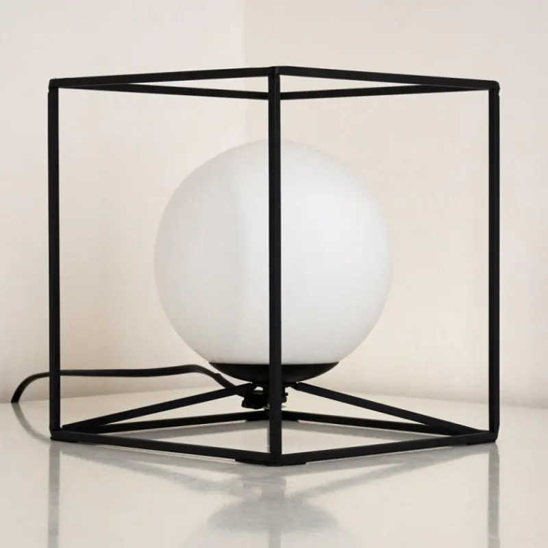 hofstein Lampe à poser Legano Noir, 1 lumière