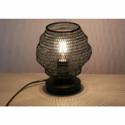 Lampes Vintages & Rétros-Luminaires Leuchten Direkt Lampe à poser Leuchten Direkt KOKON Noir, 1 lumière