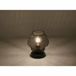 Lampes Vintages & Rétros-Luminaires Leuchten Direkt Lampe à poser Leuchten Direkt KOKON Noir, 1 lumière