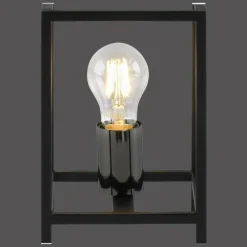 Lampes Industrielles-Luminaires Leuchten Direkt Lampe à poser Leuchten Direkt FABIO Noir, 1 lumière