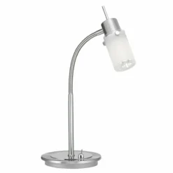 Luminaires Leuchten Direkt Lampe à poser Leuchten Direkt MAX LED Acier inoxydable, 1 lumière