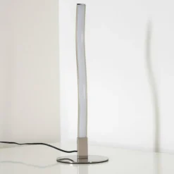 Luminaires Leuchten Direkt Lampe à poser Leuchten-Direkt Wave LED Acier inoxydable, 1 lumière* Éclairage Led