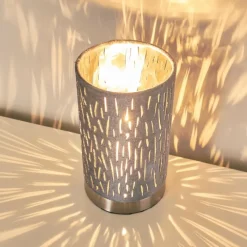 Lampes En Tissu-hofstein Lampe à poser Liared Gris, 1 lumière