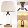 Lampes En Tissu-hofstein Lampe à poser Logumkolster Crème, 1 lumière