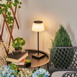 hofstein Lampe à poser Longchamps LED Noir, 1 lumière