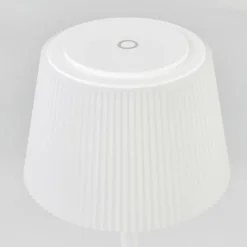 hofstein Lampe à poser Longchamps LED Blanc, 1 lumière