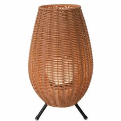 Luminaires Rustiques-Luminaires Lucide Lampe à poser Lucide COLIN LED Noir, 1 lumière