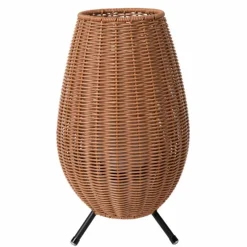 Luminaires Rustiques-Luminaires Lucide Lampe à poser Lucide COLIN LED Noir, 1 lumière