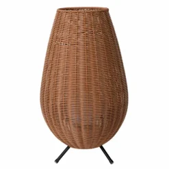 Luminaires Rustiques-Luminaires Lucide Lampe à poser Lucide COLIN LED Noir, 1 lumière