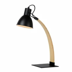 Luminaires Scandinaves-Luminaires Lucide Lampe à poser Lucide CURF Noir, 1 lumière